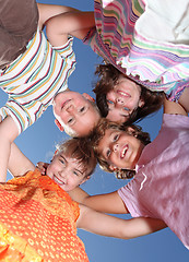 Image showing Happy Smiling Group of Young Friends