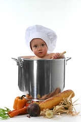 Image showing Bright Eyed Baby Chef