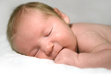 Image showing Sleeping Baby Boy