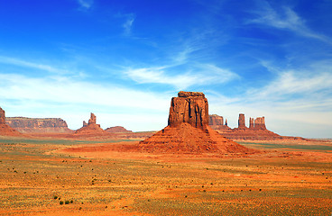 Image showing Multiple Buttes of Monument Valley