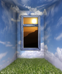 Image showing Fantasy Cloud and Sky Room With a View of Sunrise