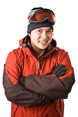 Image showing Snowboarder