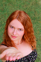 Image showing Red-haired girl