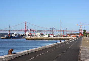 Image showing Cycleway in Lisbon