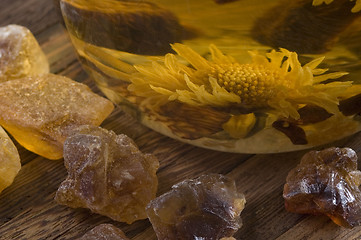 Image showing tea. fruits and flowers.