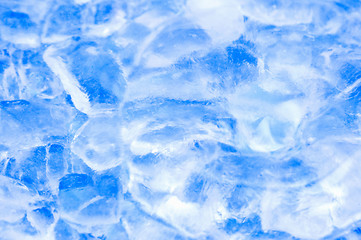 Image showing salt, ice and blue water