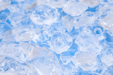 Image showing salt, ice and blue water