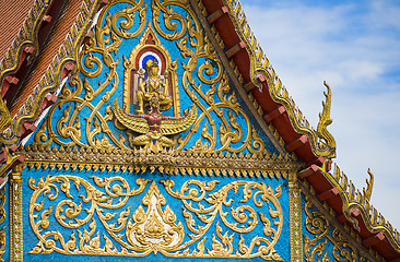 Image showing top of a buddhist temple