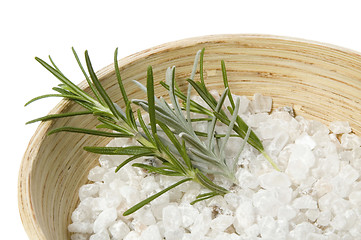 Image showing rosemary bath. aromatherapy