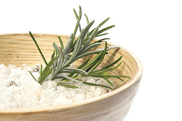 Image showing rosemary bath. aromatherapy