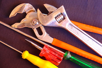 Image showing Colored tools