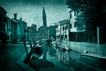 Image showing Burano retro