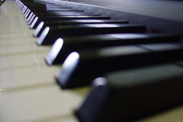 Image showing Piano keys