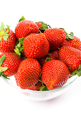 Image showing strawberries in the bowl