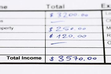 Image showing Income