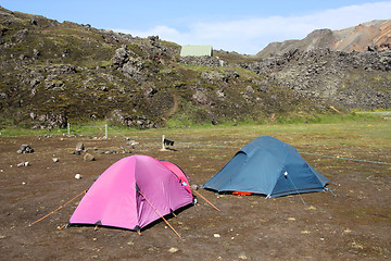 Image showing Camping