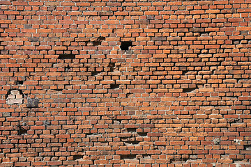 Image showing Old brick wall