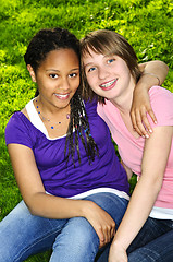 Image showing Girl friends