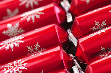 Image showing Christmas crackers