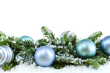 Image showing Christmas ornaments