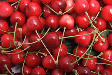 Image showing cherries background