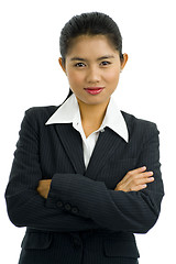 Image showing portrait of a young business woman