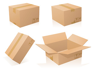 Image showing Cardboards