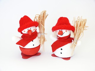 Image showing Snowmen