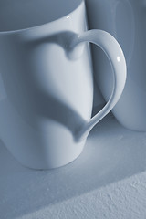 Image showing Coffee Cup Hearts