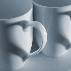 Image showing Coffee Cup Hearts