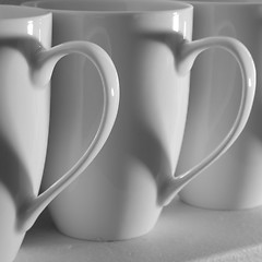 Image showing Coffee Cup Hearts