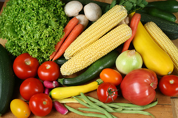 Image showing Colorful food