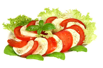 Image showing Isolated salad
