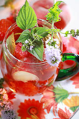 Image showing Refreshing summer drink