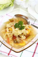 Image showing Cabbage soup