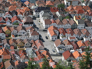 Image showing Bergen, Norway - small houses