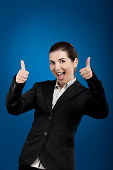 Image showing Happy businesswoman