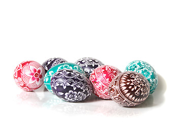 Image showing color eggs 