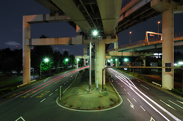 Image showing night junction