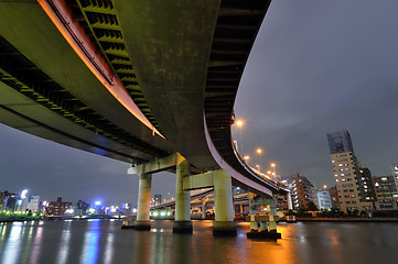 Image showing highway by night