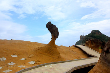 Image showing Rock Formation by Ocean
