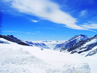 Image showing Interlaken Switzerland Snow Mountain