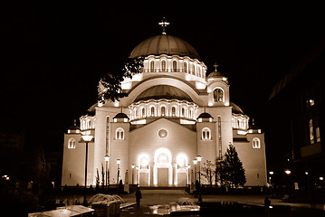 Image showing St.Sava cathedral in Belgrade