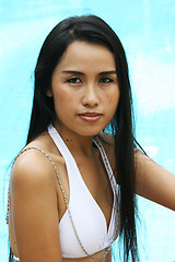 Image showing Asian woman in a bikini.
