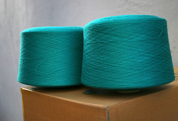 Image showing Green cotton