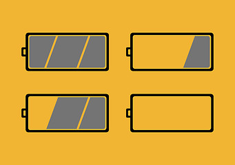 Image showing Battery Level Symbols