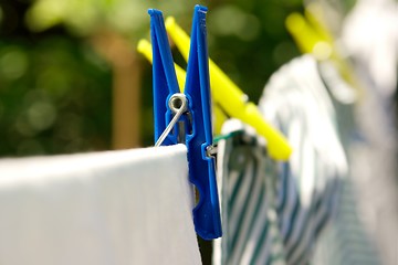 Image showing Drying clothes