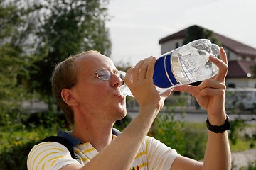 Image showing Drinking