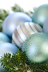 Image showing Christmas ornaments