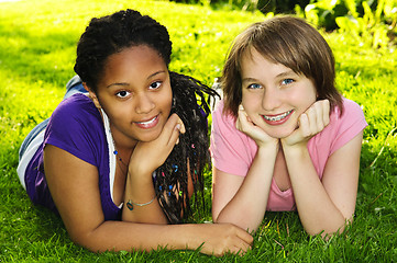 Image showing Girl friends